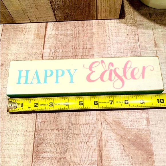 Reversible Happy Spring/Easter Word Block Signs - Picture 6 of 11